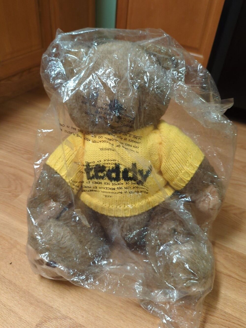 Teddy Bear Plush Stuffed Animal Brown Dave Nichols Insiders Report Chenaux 1985
